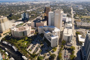 Fort Lauderdale FL 'deki Broward County Hapishanesi' nin hava fotoğrafı.