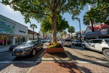 Fort Lauderdale, FL, ABD - 9 Ocak 2021 Las Olas Fort Lauderdale FL