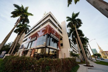 Fort Lauderdale, FL, ABD - 9 Ocak 2021: Mortons Fort Lauderdale FL 'deki Biftek Evi
