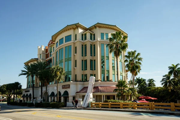 Fort Lauderdale Usa Januari 2021 Affärsbyggnad Las Olas Blvd Downtown — Stockfoto