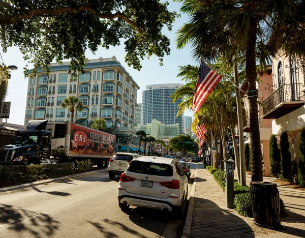 Fort Lauderdale Eua Janeiro 2021 Las Olas Fort Lauderdale Usa — Fotografia de Stock