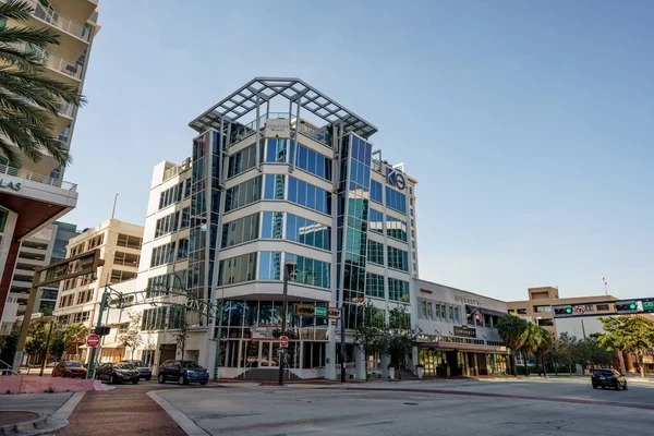 Fort Lauderdale Usa Januari 2021 Riverfront Las Olas Downtown Fort — Stockfoto