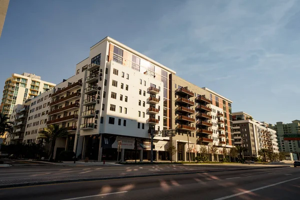 Fort Lauderdale Usa Januari 2021 Las Olas Walk Apartments Byggnaden — Stockfoto