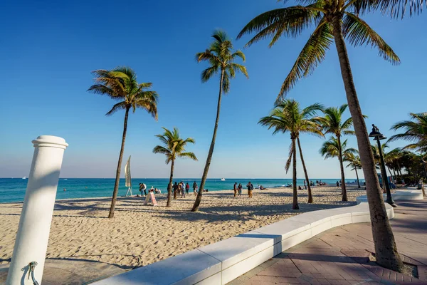 Fort Lauderdale Amerika Serikat Januari 2021 Masyarakat Fort Lauderdale Beach — Stok Foto