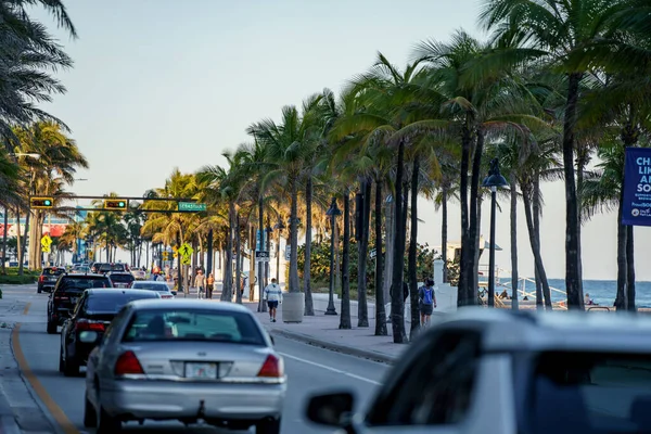 Fort Lauderdale Eua Janeiro 2021 Fort Lauderdale Beach Destino Viagem — Fotografia de Stock
