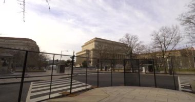 Washington DC 'nin dört bir yanına Çitler kuruldu Biden açılış töreni 4k