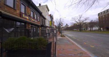 Washington DC 'de iş, Covid 19 Coronavirus salgını sırasında kapandı.