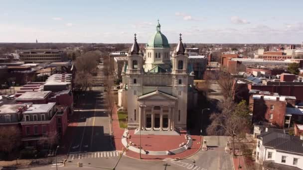 美国弗吉尼亚州里士满圣心大教堂 — 图库视频影像