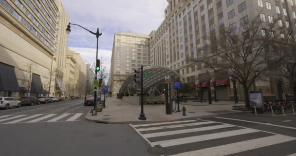 美国华盛顿市中心地铁站 — 图库视频影像