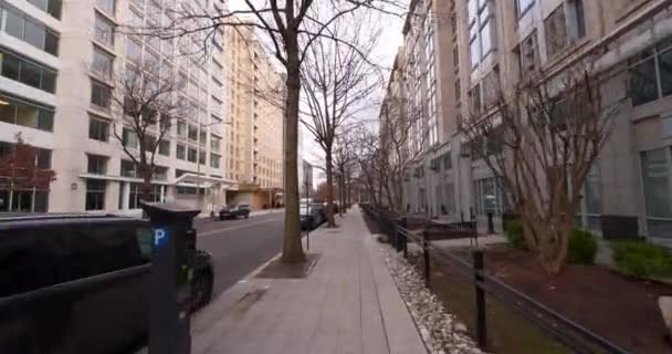 Motion Street Pov Washington Usa — 비디오