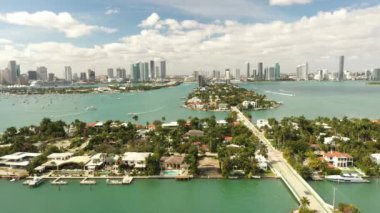 Miami Beach FL 'de liman bölgesi.