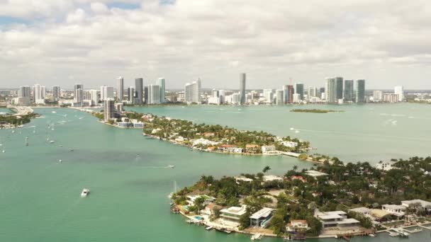 Benátské Ostrovy Miami Beach — Stock video