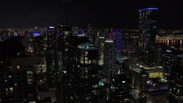 Drone Video Brickell Miami — 图库视频影像