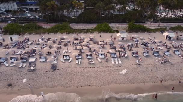 Vol Latéral Miami Beach Floride États Unis — Video