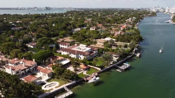 美式迈阿密海滩美式豪华豪宅 — 图库视频影像