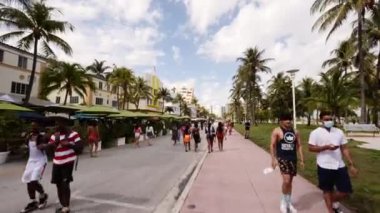 Üniversite bahar tatili Miami Beach Motion videosu