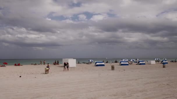 Boční Pohled Miami Beach Florida — Stock video
