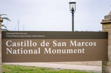 Castillo De San Marcos Ulusal Anıtı St Augustine FL ABD
