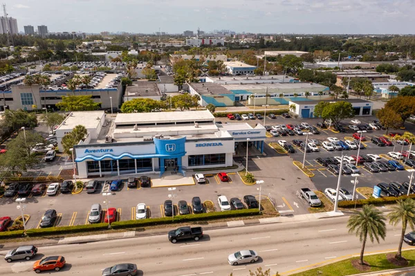 Foto Udara Honda Dari Aventura 163Rd Street Miami — Stok Foto