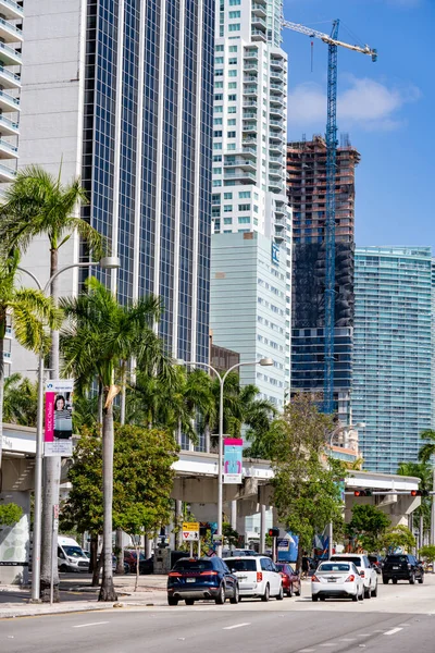 Imagen Centro Miami Florida Condado Dade — Foto de Stock