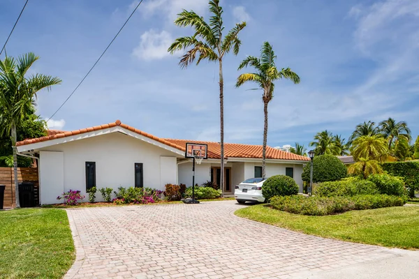 Miami Usa April 2021 Photo Series Single Family Homes Eastern — Stock Photo, Image