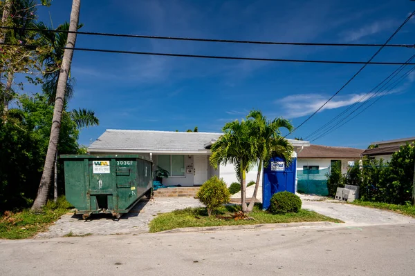 Surfside Miami Usa Травня 2021 Photo Series Single Family House — стокове фото