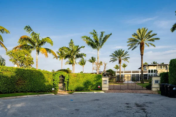 Fort Lauderdale Estados Unidos Mayo 2021 Foto Una Casa Unifamiliar — Foto de Stock