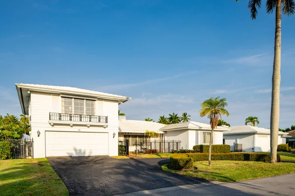 Fort Lauderdale Estados Unidos Mayo 2021 Foto Una Casa Unifamiliar — Foto de Stock