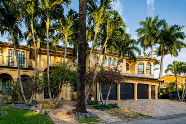 Fort Lauderdale Usa Maggio 2021 Foto Una Casa Unifamiliare Nel — Foto Stock