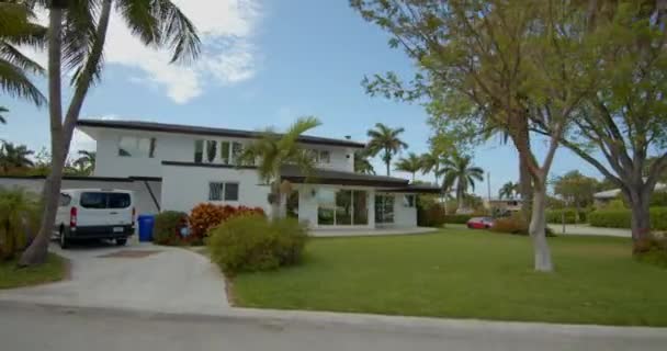 Motion Video Luxe Huizen Hollywood Florida Verenigde Staten — Stockvideo