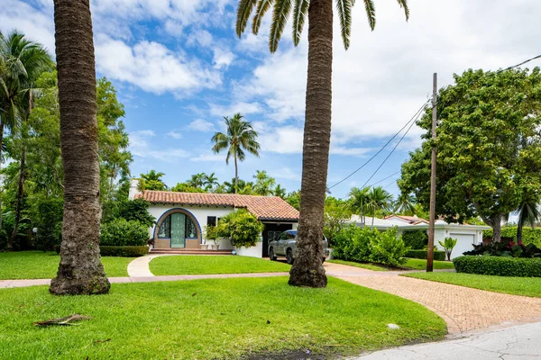 Miami Beach Usa Maj 2021 Foto Ett Lyxigt Hus Gorce — Stockfoto