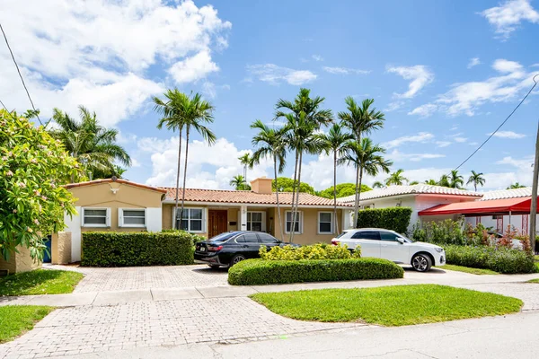 Miami Beach Estados Unidos Mayo 2021 Foto Una Casa Lujo — Foto de Stock