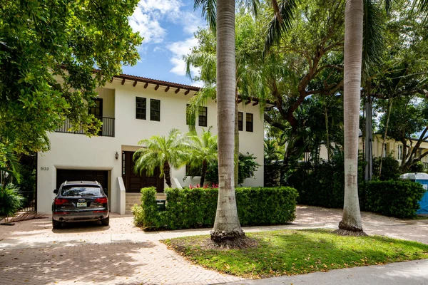 Miami Beach Usa Maj 2021 Foto Ett Lyxigt Hus Gorce — Stockfoto