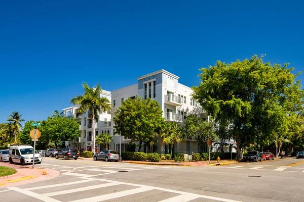 Miami Beach Amerika Serikat Mei 2021 Foto Bangunan Apartemen Multikeluarga — Stok Foto
