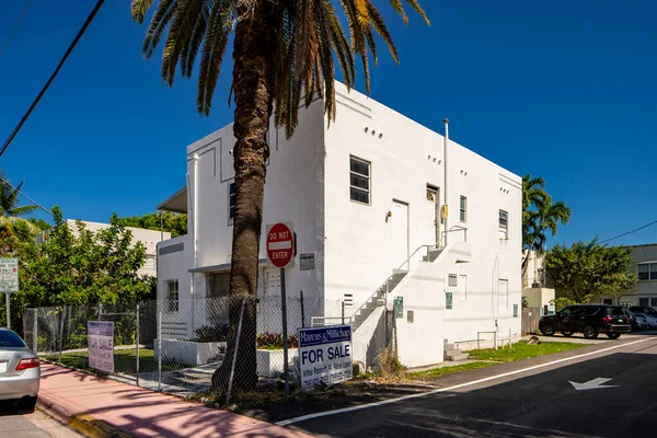 Miami Beach Verenigde Staten Mei 2021 Foto Van Een Meergezinswoning — Stockfoto