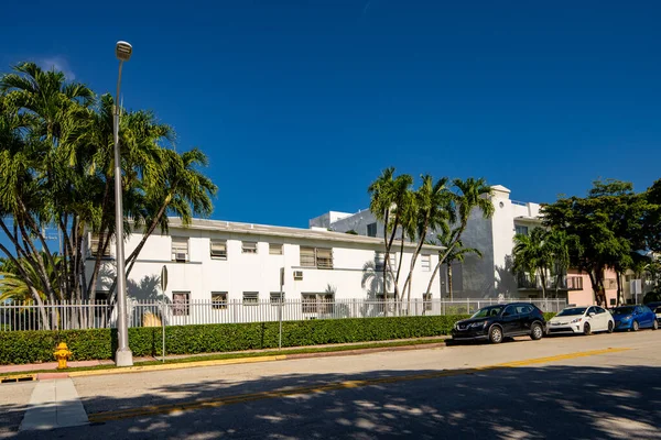 Miami Beach Usa Května 2021 Fotografie Víceúčelového Činžovního Domu South — Stock fotografie