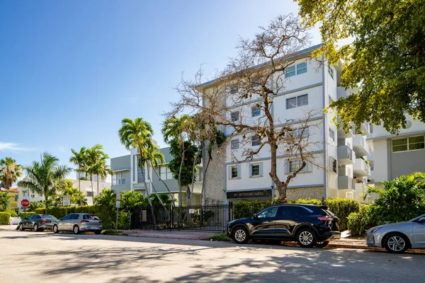Miami Beach Usa May 2021 Photo Multifamily Apartment Building South — 스톡 사진