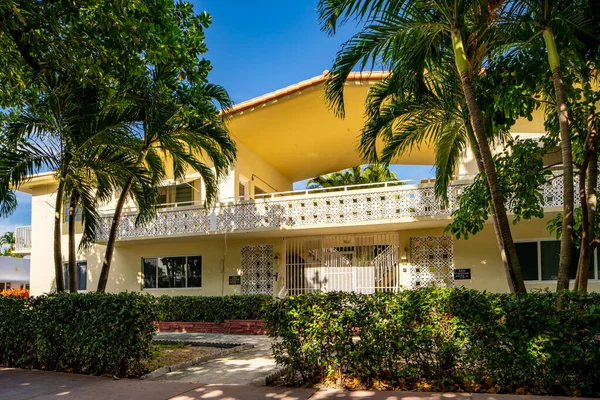 Miami Beach Usa May 2021 Photo Multifamily Apartment Building South — Stock Photo, Image