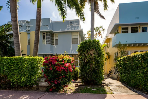 Miami Beach Verenigde Staten Mei 2021 Foto Van Een Meergezinswoning — Stockfoto