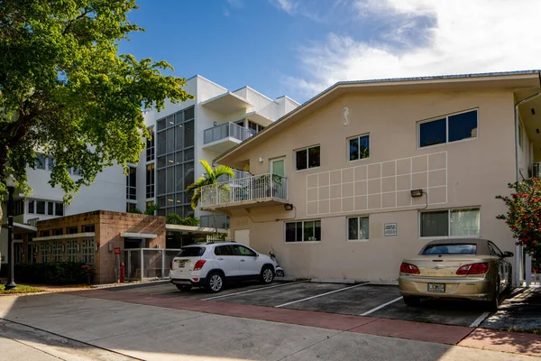 Miami Beach Usa May 2021 Photo Multifamily Apartment Building South — Stock Photo, Image