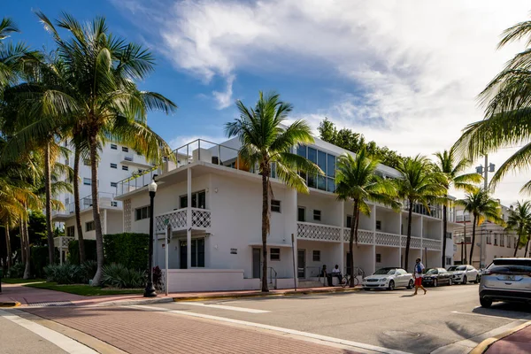 Miami Beach Usa May 2021 Photo Multifamily Apartment Building South — 스톡 사진