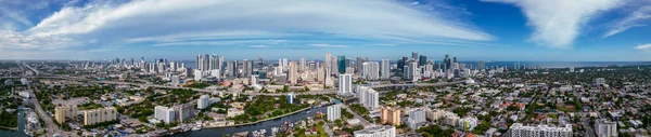 Повітряна Панорама Маямі Брікелл Сша — стокове фото