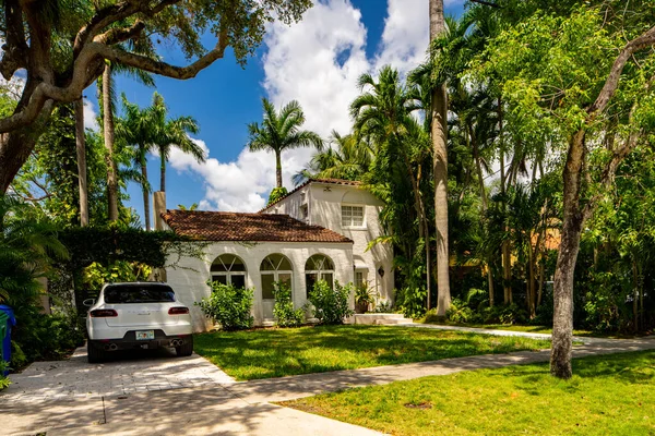 Brickell Usa Maj 2021 Foto Ett Enda Familjehus Brickell Miami — Stockfoto