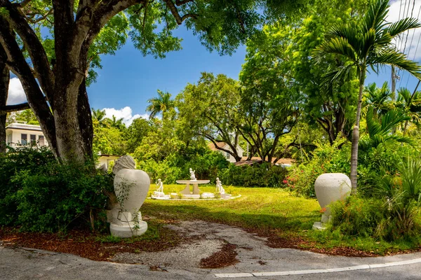 Miami Usa Maj 2021 Foto Enda Familj Hem Coconut Grove — Stockfoto