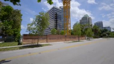 Bay C Konutları inşaat alanı Coconut Grove Miami FL