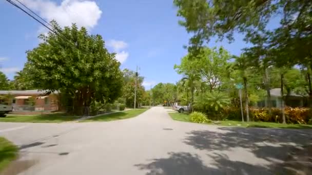 Barrios Coconut Grove Miami Estados Unidos — Vídeos de Stock