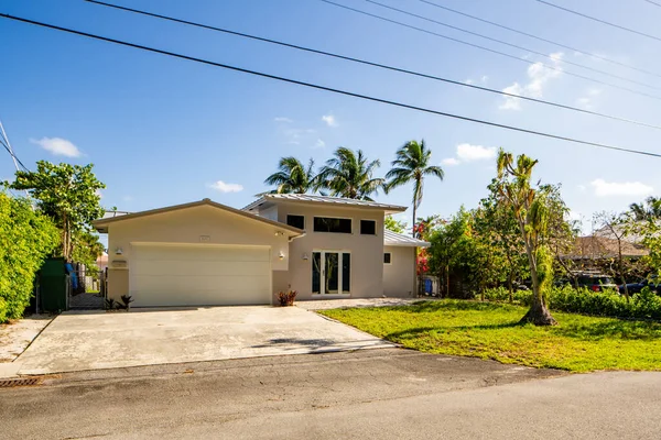 Pompano Beach Usa May 2021 Single Family House Pompano Beach — Stock Photo, Image