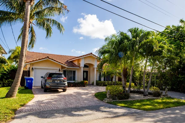 Pompano Beach Usa May 2021 Single Family House Pompano Beach — Stock Photo, Image