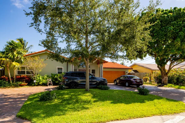 Pompano Beach Usa May 2021 Single Family House Pompano Beach — Stock Photo, Image