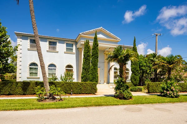 West Palm Beach Usa Mai 2021 Foto Eines Luxuriösen Einfamilienhauses — Stockfoto